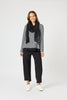 Crushed Scarf-Black