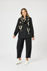 Abstract Scarf-Black/Natural