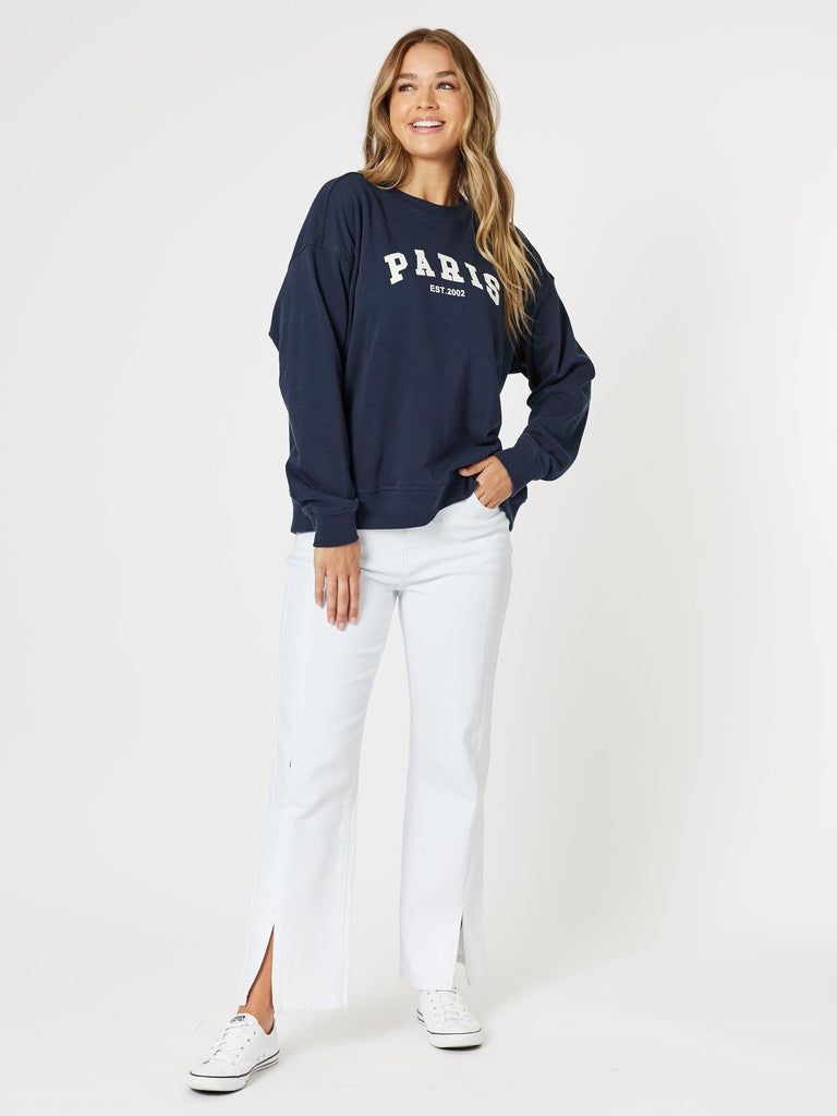 Paris Sweatshirt - Navy