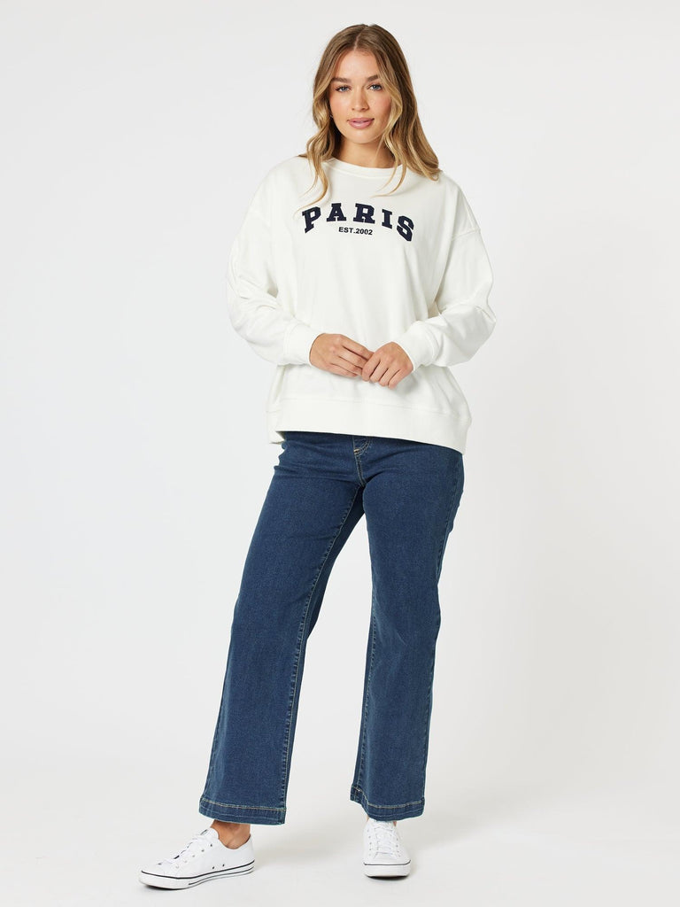 Paris Sweatshirt - White