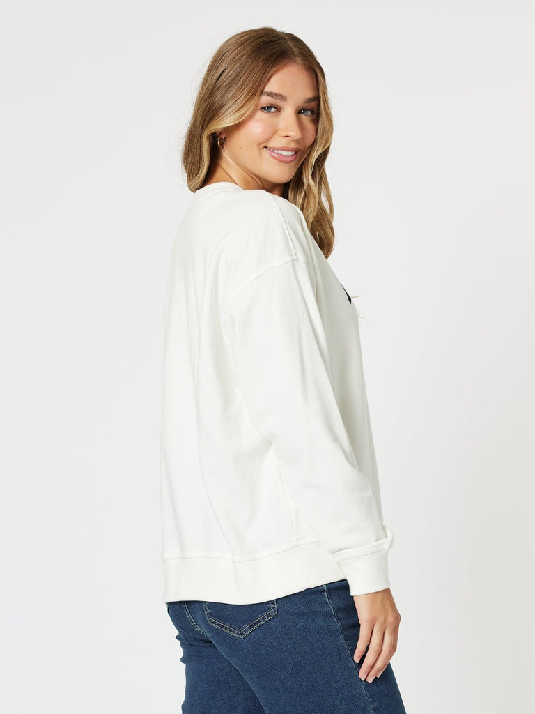 Paris Sweatshirt - White
