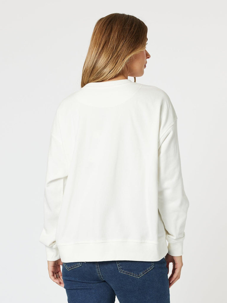 Paris Sweatshirt - White
