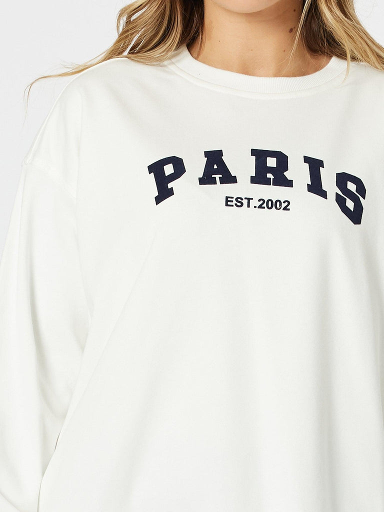 Paris Sweatshirt - White