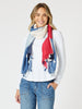 Brighton Scarf - Red Multi