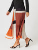Vienna Pleat Print Skirt - Spice