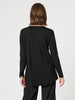 Sphere Sequin Long Sleeve Tee - Black/Gold