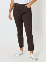 Chicago Slim Leg Jean - Chocolate