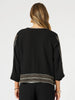 Cross Stitch Jacket - Black rc&co