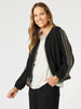 Cross Stitch Jacket - Black rc&co