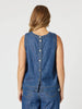Charli Denim Top - Denim - RC&CO