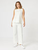 Charli Reversible Button Up Denim Top - Ivory RC&CO