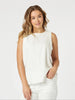 Charli Reversible Button Up Denim Top - Ivory RC&CO