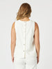 Charli Reversible Button Up Denim Top - Ivory RC&CO