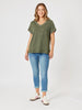 Sienna Top - Olive