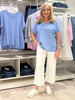 Sienna Top - Sky Blue