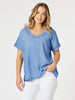 Sienna Top - Sky Blue