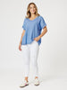 Sienna Top - Sky Blue