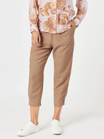Lino Tapered Pant - Nutmeg