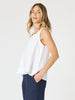 Miley Lino Cami - White RC&CO