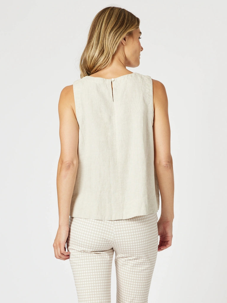 Miley Lino Cami - Natural RC&CO