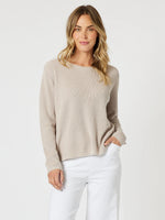 Beach Comber Knit Top - Natural