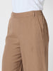 Lino Wide Leg Pant - Nutmeg