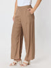 Lino Wide Leg Pant - Nutmeg