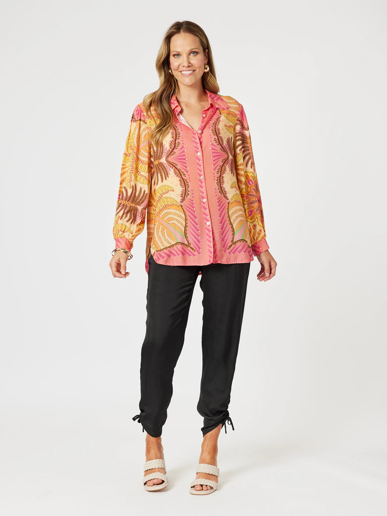 Lux Ruche Tie Pant - Black rc&co