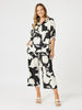 Barcelona Floral Print Shirt - Black/Natural rc&co