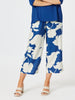 Barcelona Floral Print Pant - Blue/Natural rc&co