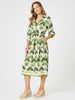 Amazon Print Dress - Green