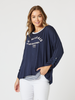 Le Marais 2 in 1-Navy/White