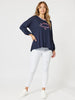 Le Marais 2 in 1 Top - Navy Pink rc&co