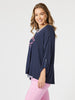 Le Marais 2 in 1 Top - Navy Pink rc&co