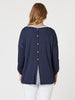Le Marais 2 in 1 Top - Navy Pink rc&co