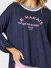 Le Marais 2 in 1 Top - Navy Pink rc&co