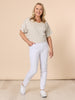 Chicago Slim Leg Jean - White RC&CO