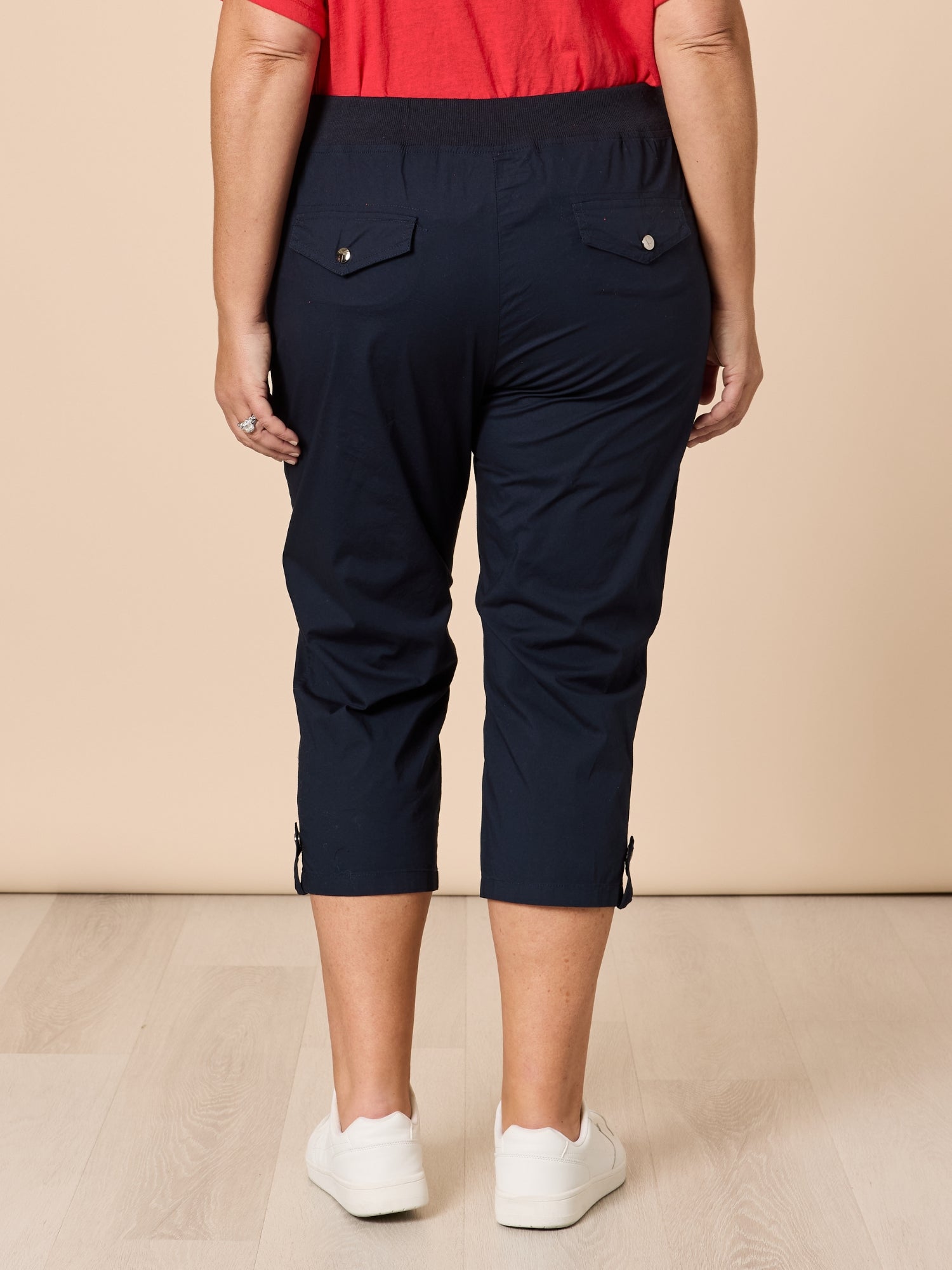 Santorini Cotton Pant Navy