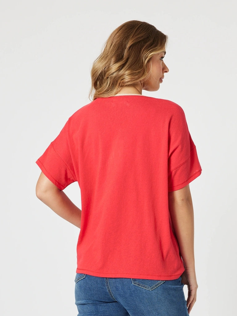 Bella Tee - Red  -Rc&Co