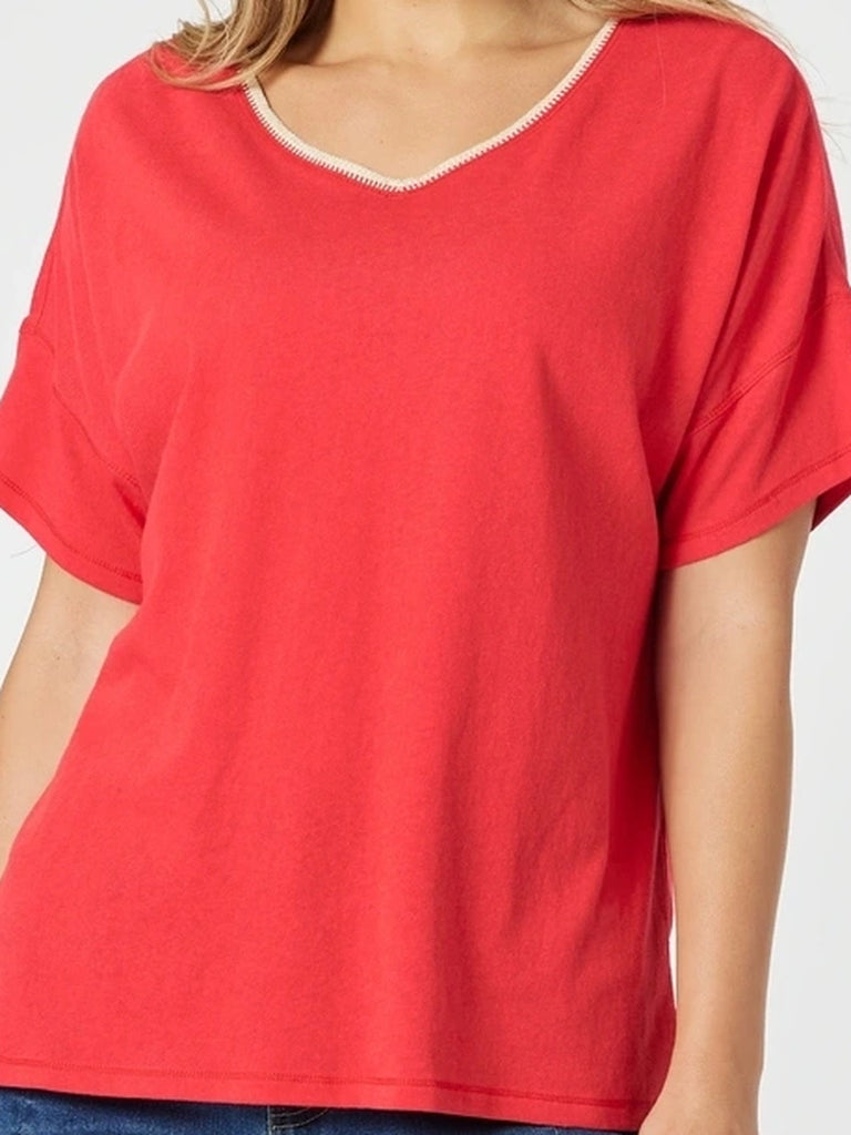 Bella Tee - Red  -Rc&Co