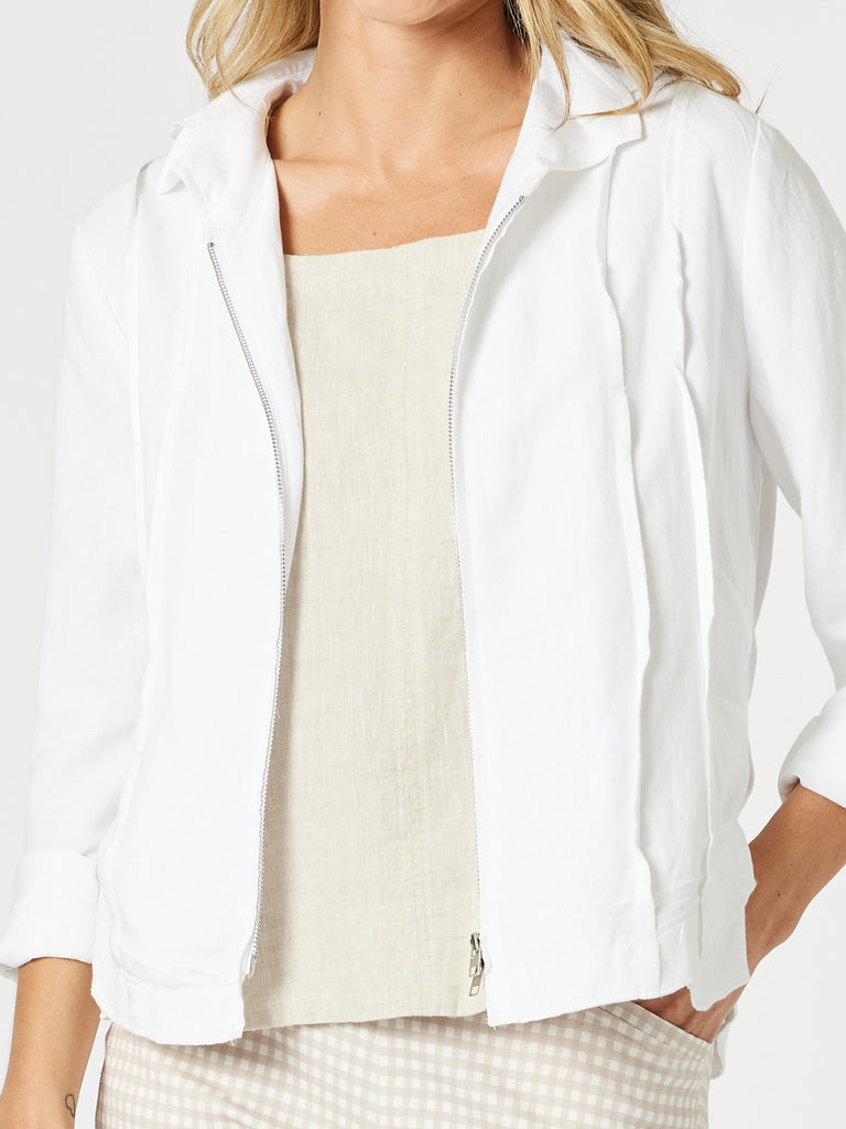 Lino Le Marais Jacket - White RC&CO