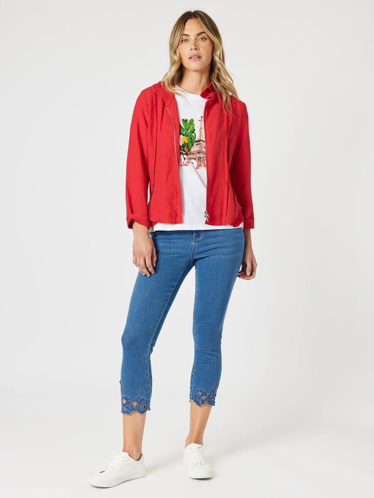 Lino Le Marais Jacket - Red rc&co