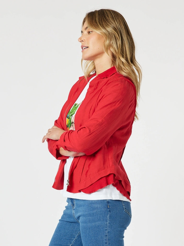 Lino Le Marais Jacket - Red rc&co