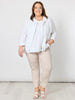 Alexis Gingham Print Pant - Natural rc&co