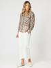 Hudson High Rise Wide Leg Jean - Ivory RC&CO