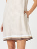 Rattan Print Shift Dress - Natural/White rc&co