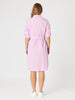 Skyler Stripe Shirt Dress - Pink White RC&CO