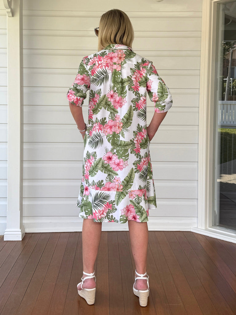 Caledonia Floral Print Dress - Multi