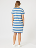 Love & Kisses Stripe Print Dress - Blue/Natural rc&co