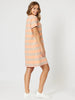 Love & Kisses Stripe Print Dress - Mango Natural rc&co